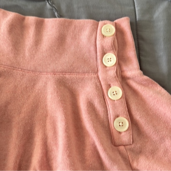 EUC.Wide button-collar in cloudspun fleece. Light cozy perfect transitional top - Picture 5 of 9